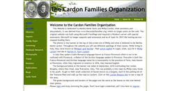 Desktop Screenshot of cardonfamilies.org