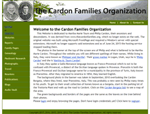 Tablet Screenshot of cardonfamilies.org